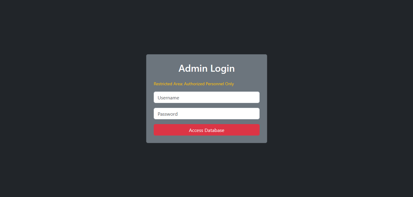 Admin Login HoneyPot